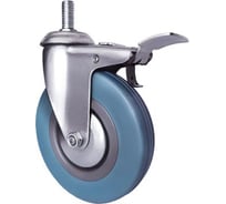 Колесо аппаратное поворотное SCtgb 55 (120 мм; с болтом и тормозом) TOR 1030710