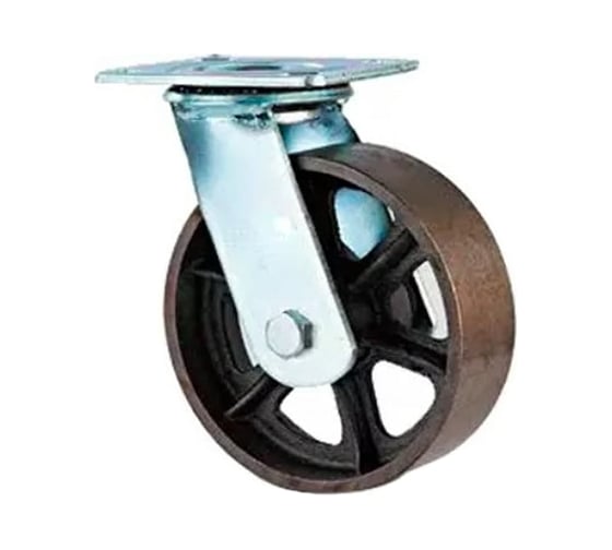 Колесо большегрузное неповоротное FCS 54 (125 мм; чугунное) TOR 1027225