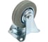 Колесо неповоротное FC 46 f (100 мм; серая резина) TOR 1027207 2