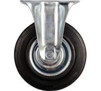 Колесо для тележки, черная резина, 125 мм VOREL 87303