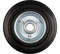 Колесо для тележки, черная резина, 125 мм VOREL 87453