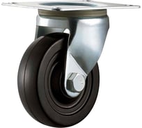 Колесо большегрузное обрезиненное C-4102-DYS поворотное, без тормоза, г/п 100 кг, 95 мм EURO-LIFT 00018516