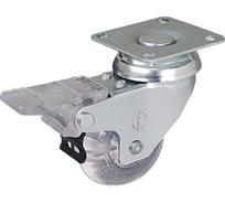 Колесо с поворотной платформой и тормозом EMES EP01DKP50X20F