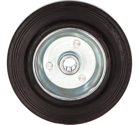 Колесо (125 мм; г/п 100 кг; резина/металл; игольчатый подшипник) ЗУБР 30936-125