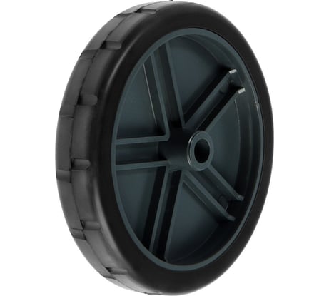 Колесо обрезиненное 100 мм, серое ТУНДРА 9062126