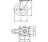 Колесо с поворотной платформой EMES EM01ZKZ200X50 2