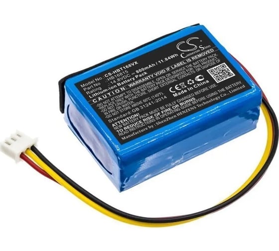Аккумулятор CS-HBT168VX для HOBOT 168, 188, 198, 268, 288, 0.8Ah 14.8V/ Cameron Sino P103.00005