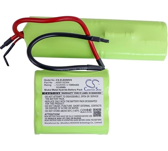 Аккумулятор CS-ELB290VX для AEG, Electrolux, p/n: 4055132304, 1.3Ah 12V Cameron Sino P103.00076