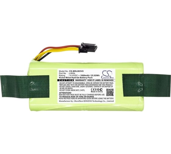 Аккумулятор CS-MDL083VX для Midea R1-L081A, R1-L083B, R1-L085B, 1.8Ah 14.4V/ Cameron Sino P103.00019