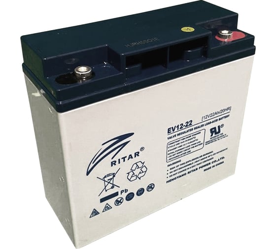 Батарея аккумуляторная 12v 22Ah/20HR Ritar EV12-22