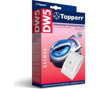 Пылесборник д/пылесоса DAEWOO RC- 8200, 8500, 8600, 5 шт. Topperr DW 5 1004