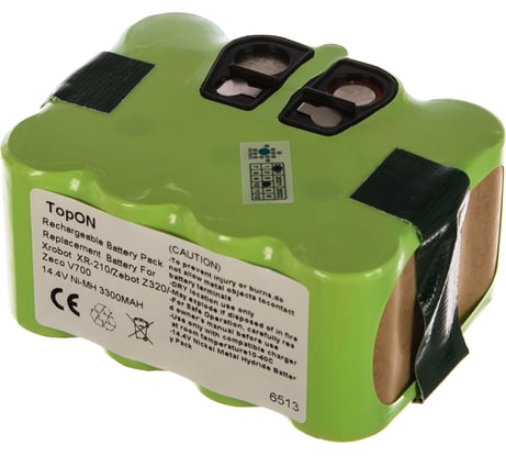 Аккумулятор для робота-пылесоса (14.4В, 3.3Ач, Ni-MH) TopON PN: YX-NI-MH-022144,  NS3000D03X3 TOP-XRBT