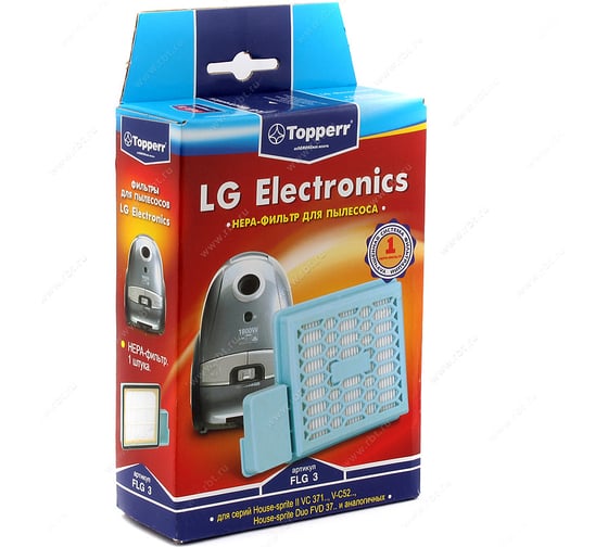 HEPA-фильтр для пылесосв LG House-sprite II VC371.., V-C 52 Topperr FLG 3 1118