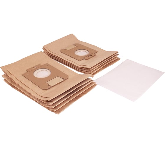 Мешки-пылесборники, бумажные+микрофильтр FLS 01 ECOLine XL, 10 шт Filtero 05840 1