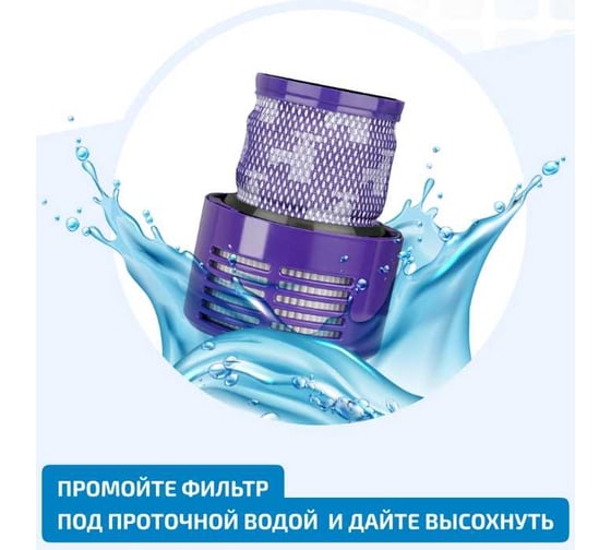 Фильтр FTV 83 для пылесоса DYSON V10 FILTERO 02135