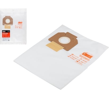 Мешок для пылесоса VC 3016-1 WS, BOSCH GAS 35, MAKITA VC3012, VC4210, сменный, улучшенный GEPARD GP90032-121