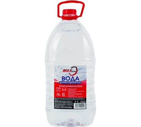 Вода дистиллированная 4 л MAXHIM MH0804