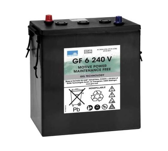 Аккумуляторы комплект 4 шт RA800B Sauber 4x6V_240Ah гель Cleanfix 800.091