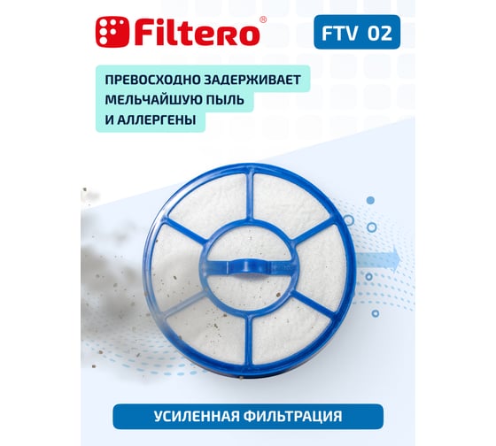 Набор фильтров Premium FTV 02 2 шт для пылесоса Karcher VC 3, VC 3 FILTERO 02163