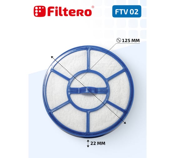Набор фильтров Premium FTV 02 2 шт для пылесоса Karcher VC 3, VC 3 FILTERO 02163