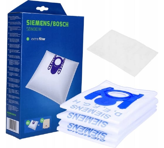 Комплект пылесборников для Bosch, Siemens Worwo SBMB01K