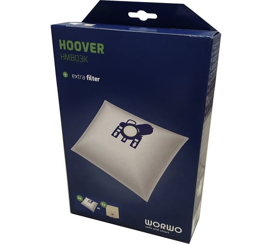 Комплект пылесборников для Hoover H30 Worwo HMB03K