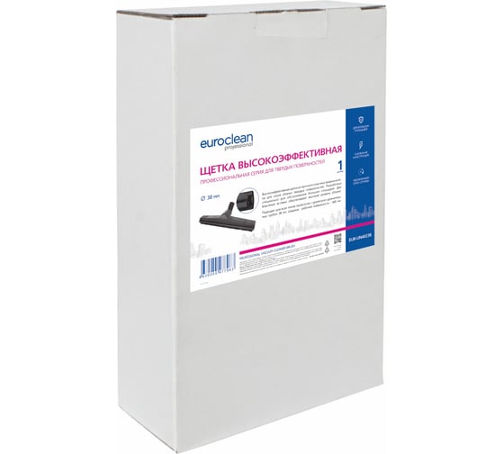 Щетка для твердых покрытий под трубку 38 мм для профессионального пылесоса EURO Clean EUR-UN40238 1