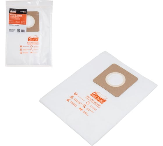 Мешок для пылесоса сменный WORTEX VC 3016 WS Gepard GP90190-111