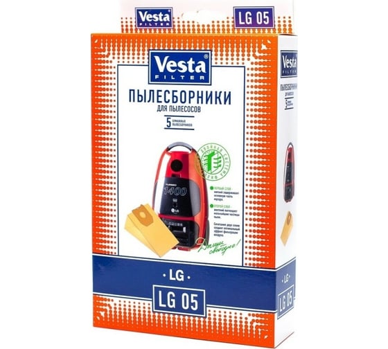 Мешки для пылесосов Vesta filter LG05 1