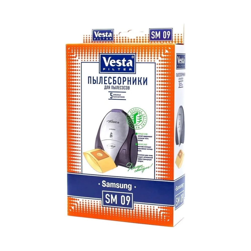 Мешки для пылесосов Vesta filter SM09 - выгодная цена, отзывы ...