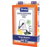 Мешки-пылесборники Vesta filter для пылесосов Moulinex, Krups, 5 шт MX04