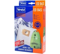 Мешки-пылесборники для пылесосов Vesta filter 4 шт + 2 фильтра EO04S
