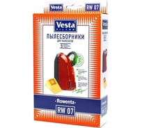 Мешки-пылесборники Vesta Filter для пылесосов Rowenta, De longhi, 5 шт + фильтр RW07