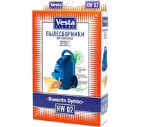 Мешки-пылесборники Vesta filter для пылесосов ROWENTA, 5 шт + 1 фильтр RW02