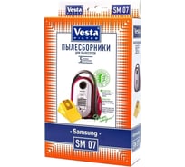 Мешки-пылесборники Vesta Filter для пылесосов SAMSUNG, 5 шт SM07