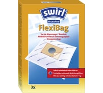 Фильтр нетканый универсальный для пылесоса FlexiBag MP 3 шт Swirl Sw1702601