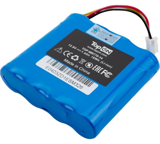 Аккумулятор (12.8V; 1400mAh; Ni-MH) для робота-пылесоса Moneual Rydis MR7700/R750 TopOn TOP-MR770-14