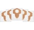 Мешки для пылесоса 04-738, 5 штук. NEO Tools 04-738-145 1