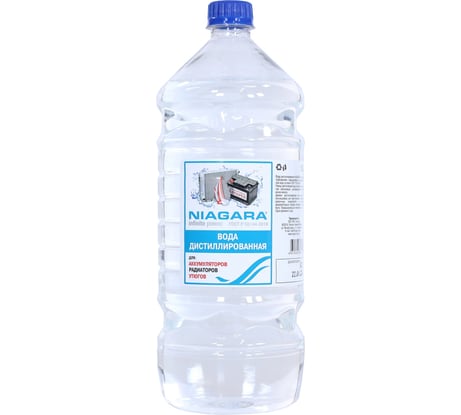 Вода дистиллированная 1.5 л Ниагара NIAGARA 001012000005