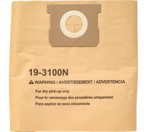 Фильтр-мешок бумажный 3 шт для пылесосов ECOMAX 19-3100N