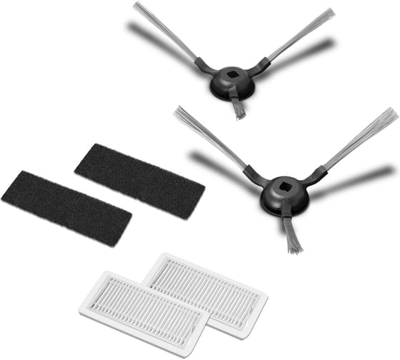 Набор аксессуаров для пылесосов Centek в наборе: 2 HEPA фильтра + 2 боковые щетки CT-2701-A