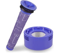 Набор фильтров Vitatools filtr-nabor-2sht-Dyson-V7/8 2 шт. для пылесоса Dyson V7 (SV11), V8 (SV10) filtr-NERA-nabor-2sht-Dyson-V7/8