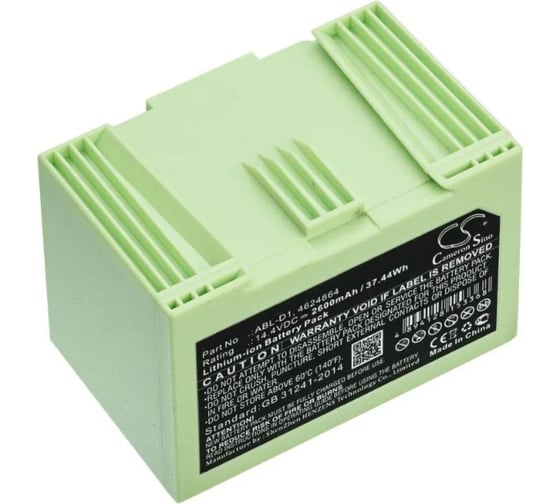 Аккумулятор (14.4 В; 2.6 Ач; Li-Ion) для iRobot Roomba Pitatel VCB-074-IRB14-26L 1