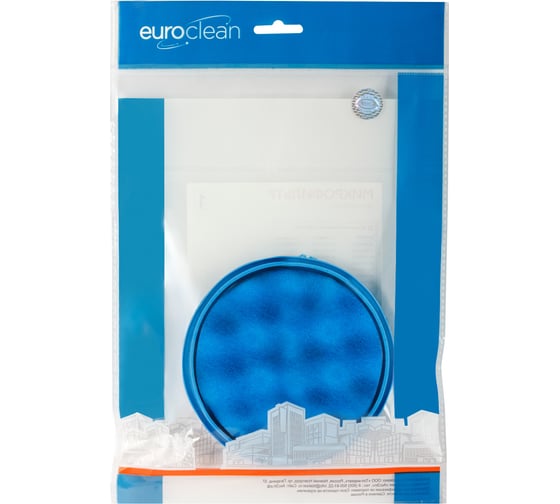Микрофильтр синтетический для пылесоса EURO Clean EUR-HS18