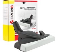 Щетка пол-ковер с прорезиненным корпусом для любых покрытий (32 мм) OZONE UN-7632