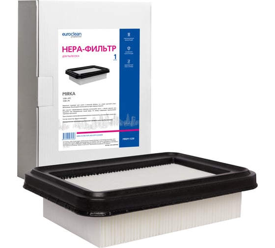 HEPA-фильтр синтетический для пылесоса EURO Clean MRSM-1230