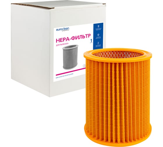HEPA-фильтр целлюлозный для пылесоса EURO Clean HTCM-WDE3600