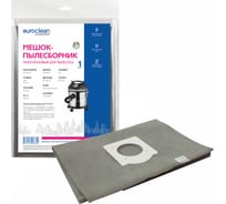 Мешок-пылесборник многоразовый с пластиковым зажимом EUROCLEAN professional для пылесоса EURO Clean EUR-7204