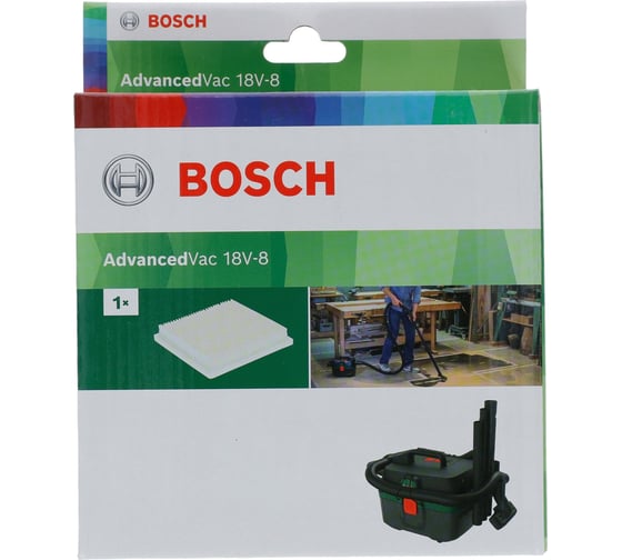 Фильтр гофрированный ADVANCED для VAC 18V-8 Bosch 2609256F65
