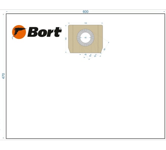 Комплект мешков - пылесборников BB-04U BORT 93411409